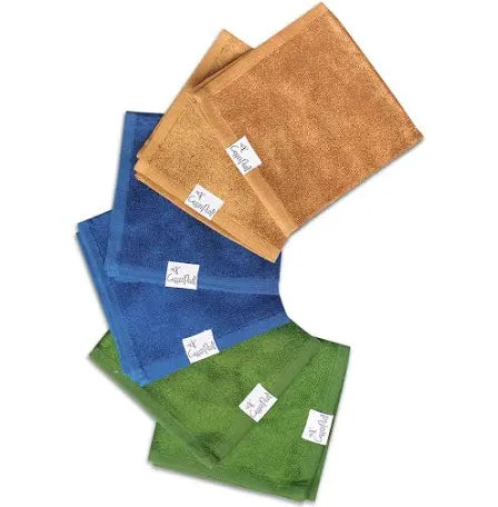 Tucker Lewis Registry Copper Pearl 6PK Washcloth Set