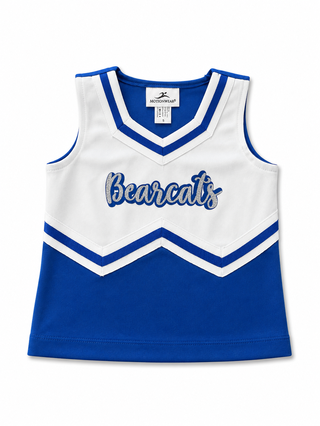 Bearcats Motionwear Cheer Suit Top