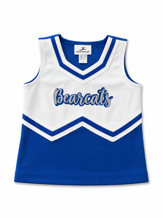 Bearcats Motionwear Cheer Suit Top