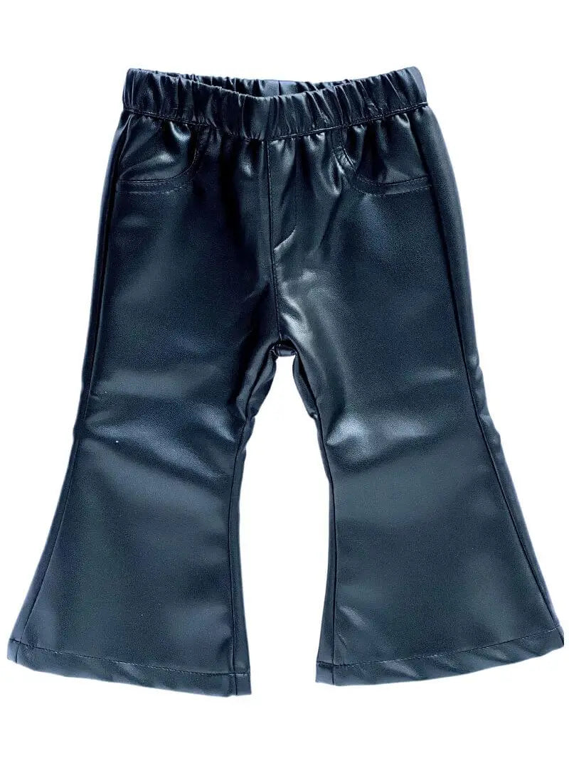 Bailey's Blossoms Sophie Pleather Bell Bottoms