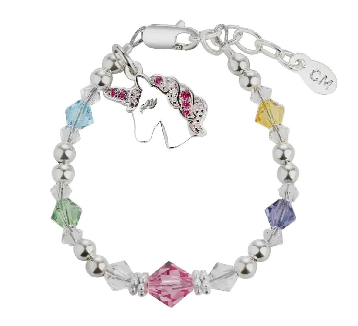 Cherished Moments Unicorn Multi Color Bracelet