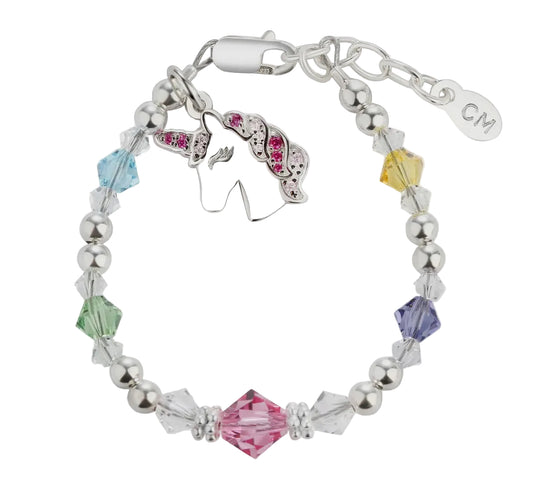Cherished Moments Unicorn Multi Color Bracelet