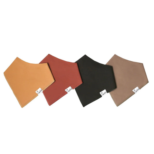 Baby Smith Registry Copper Pearl 'Dune' Bandana Bib Set