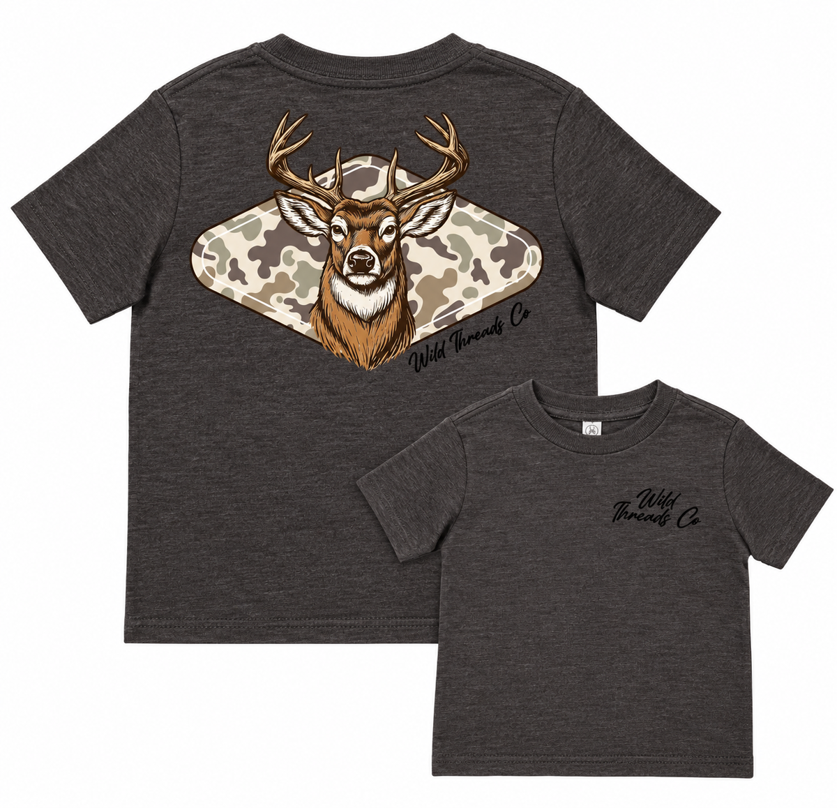 Boys Camo Deer Tee
