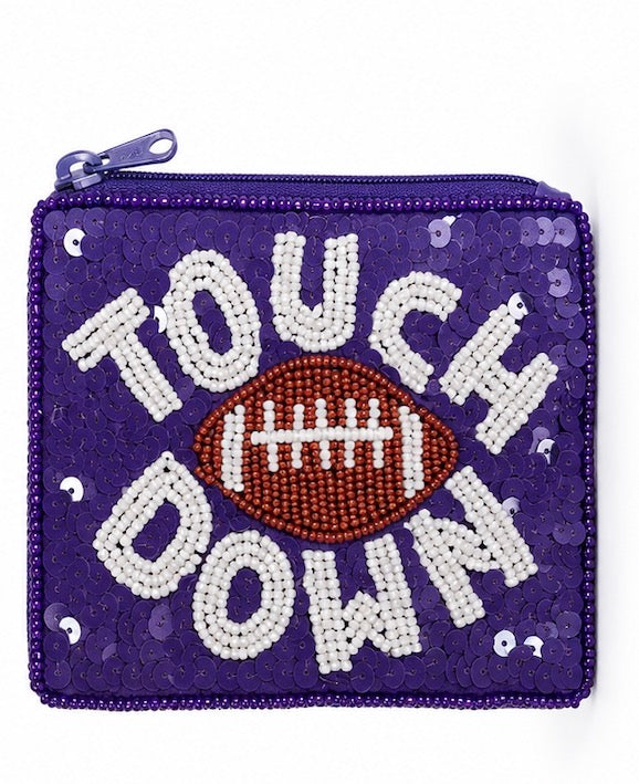 Purple & White Spirit Coin Purse