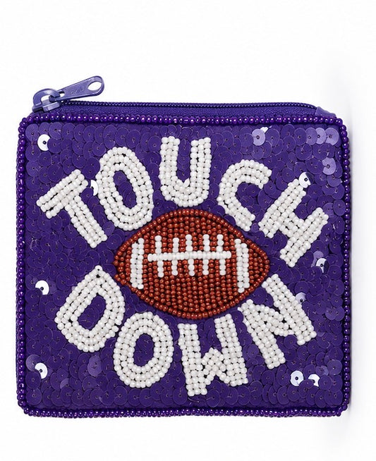 Purple & White Spirit Coin Purse