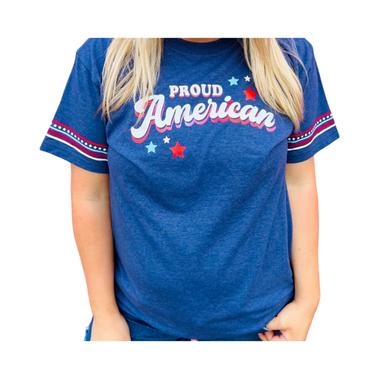 Fourth Of July Jadelynn Brooke Proud American Tee