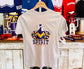 Purple We've Got Spirit Coquette Megaphone Tee