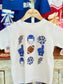 Blue & White Lightening Spirit Tee