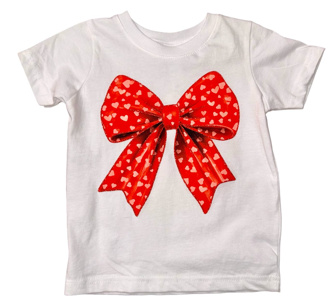 Coquette Bow with mini Hearts T-shirt