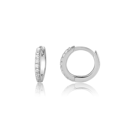 Caroline June Harville Registry Cherished Moments Huggie Hoop Earrings
