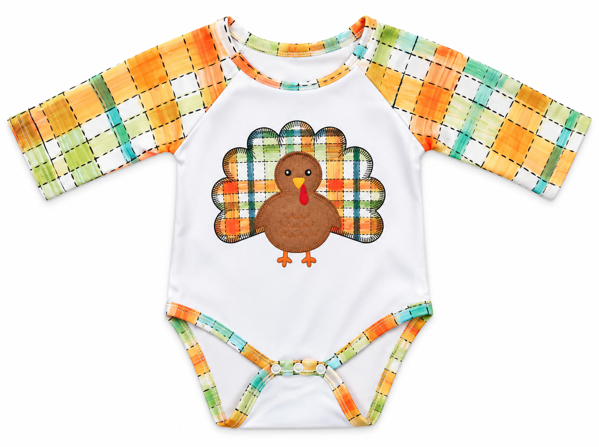 Boys Thanksgiving Top with Turkey