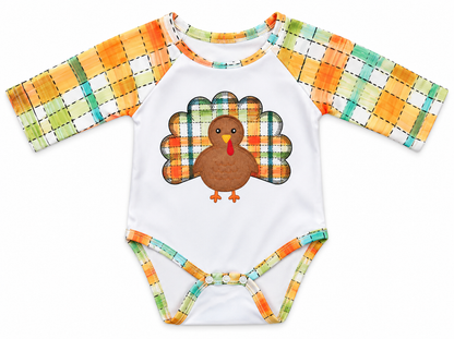 Boys Thanksgiving Top with Turkey