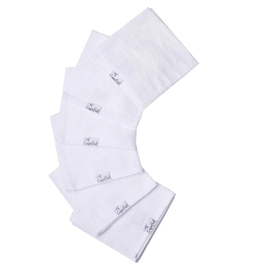 Baby Smith Registry Copper Pearl White Washcloth Set
