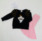 Mia Belle Girls Toddler Boo-Yah Sequin Sweater