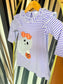 Halloween Purple Striped Ghost Dress