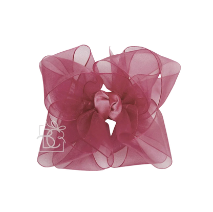 Beyond Creations Organza Alligator Clip  Bow