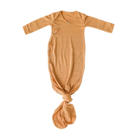 Baby Smith Registry Copper Pearl 'Dolce' Knotted Gown