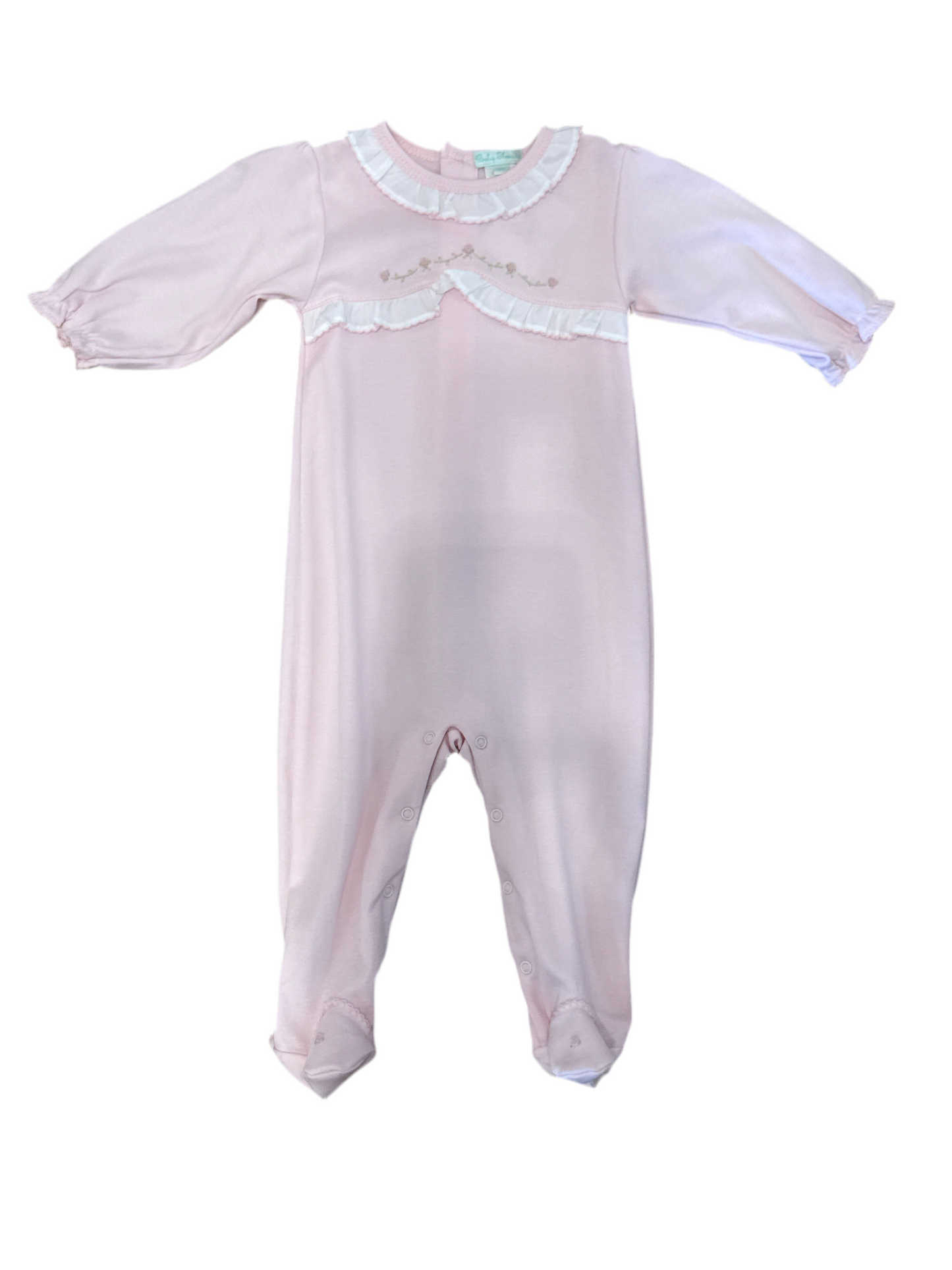 Baby Threads Rose Petals Footie Pajama