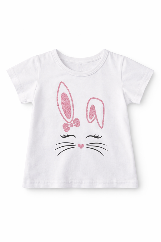 Sparkle Sisters Bunny Print Tee