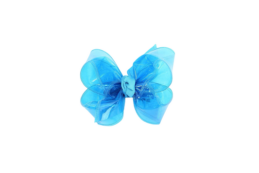 Beyond Creations Turquoise Alligator Clip Water Bow
