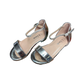Argent Leather Heels
