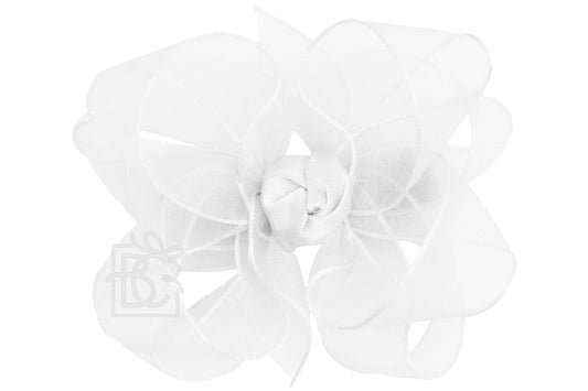 Beyond Creations Organza Alligator Clip  Bow