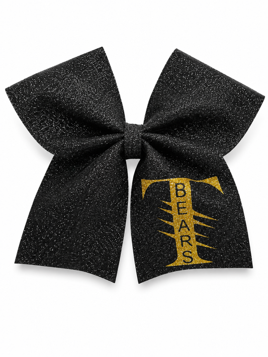 Black Shimmer Bears Bow