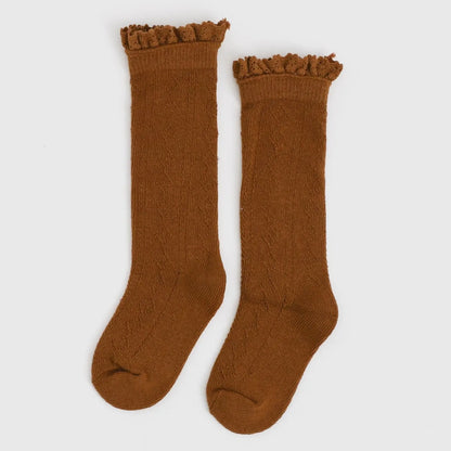 Little Stocking Co. Fancy Lace Knee High Socks