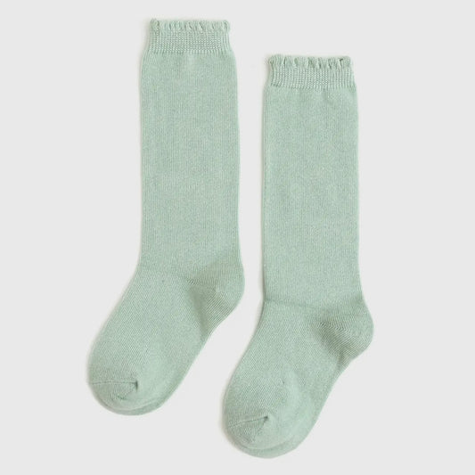 Little Stocking Co. Scalloped Knee High Socks