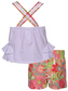 Bonnie Jean Flamingo Short Set