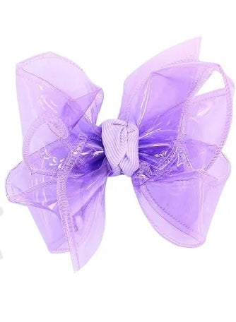 BC Purple Water Bow Alli. Clip