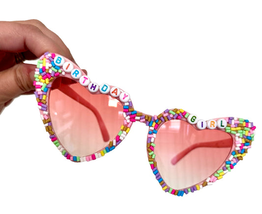 Birthday Girl Sprinkle Glasses
