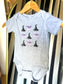 Halloween Witch Hat & Bow Onesie