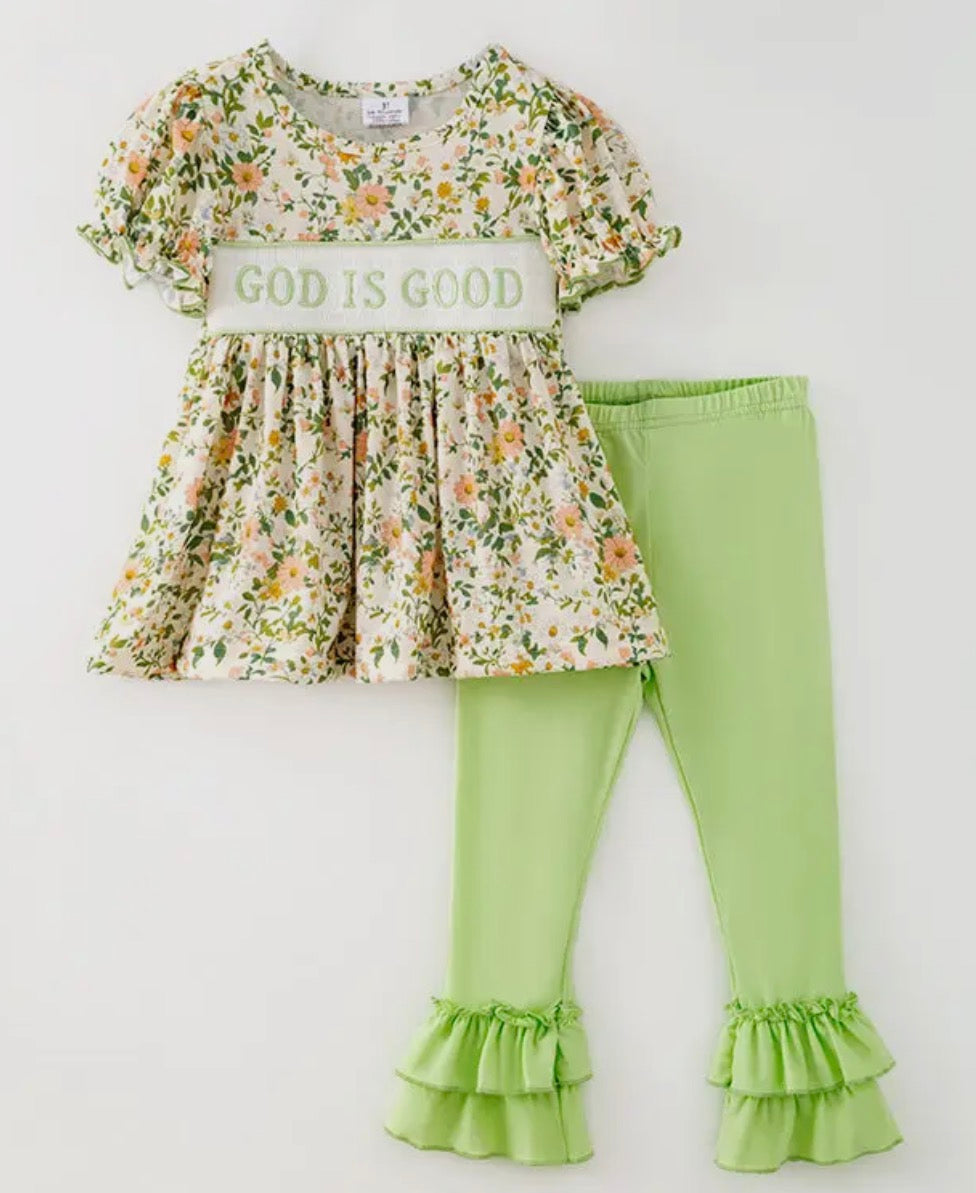 God Is Good Pants Set