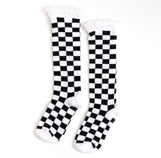 Little Stocking Co Checkered Socks