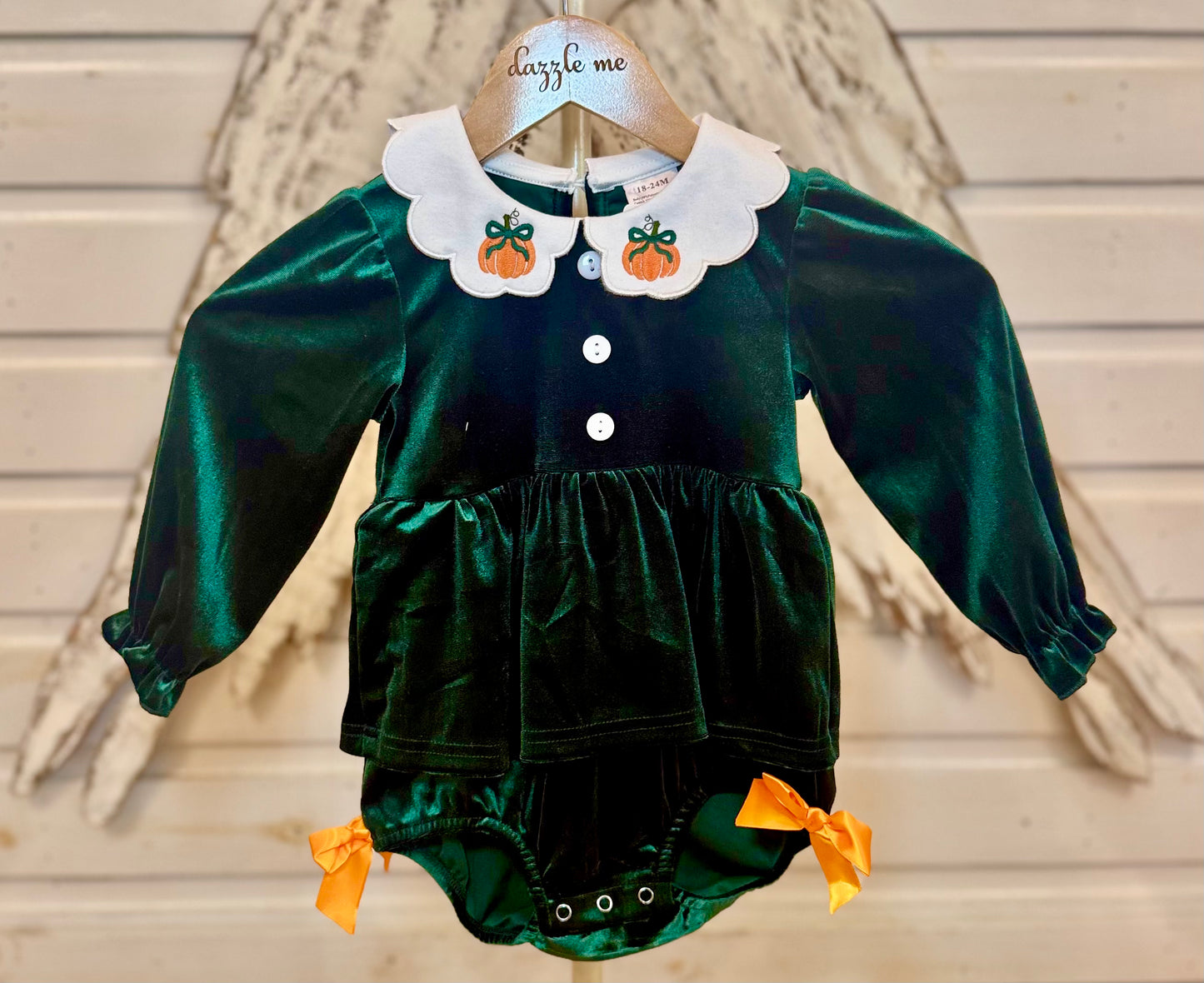 Green Velvet Pumpkin Bubble