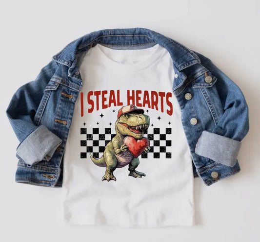 Boys Valentines “I Steal Hearts” Tee