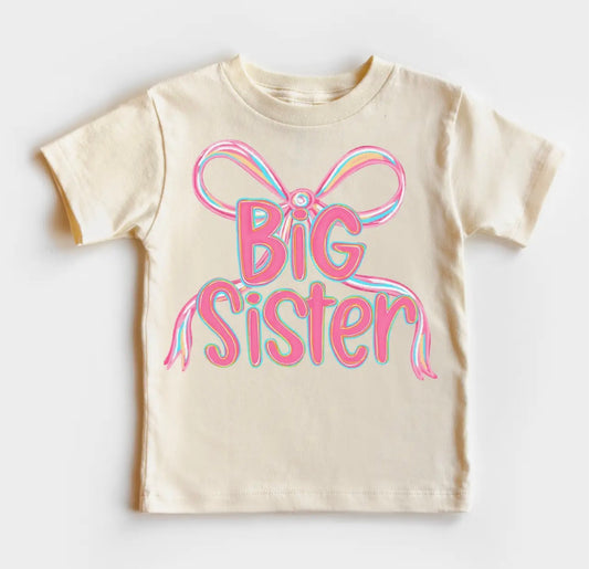 Big Sister Coquette Bow Tee