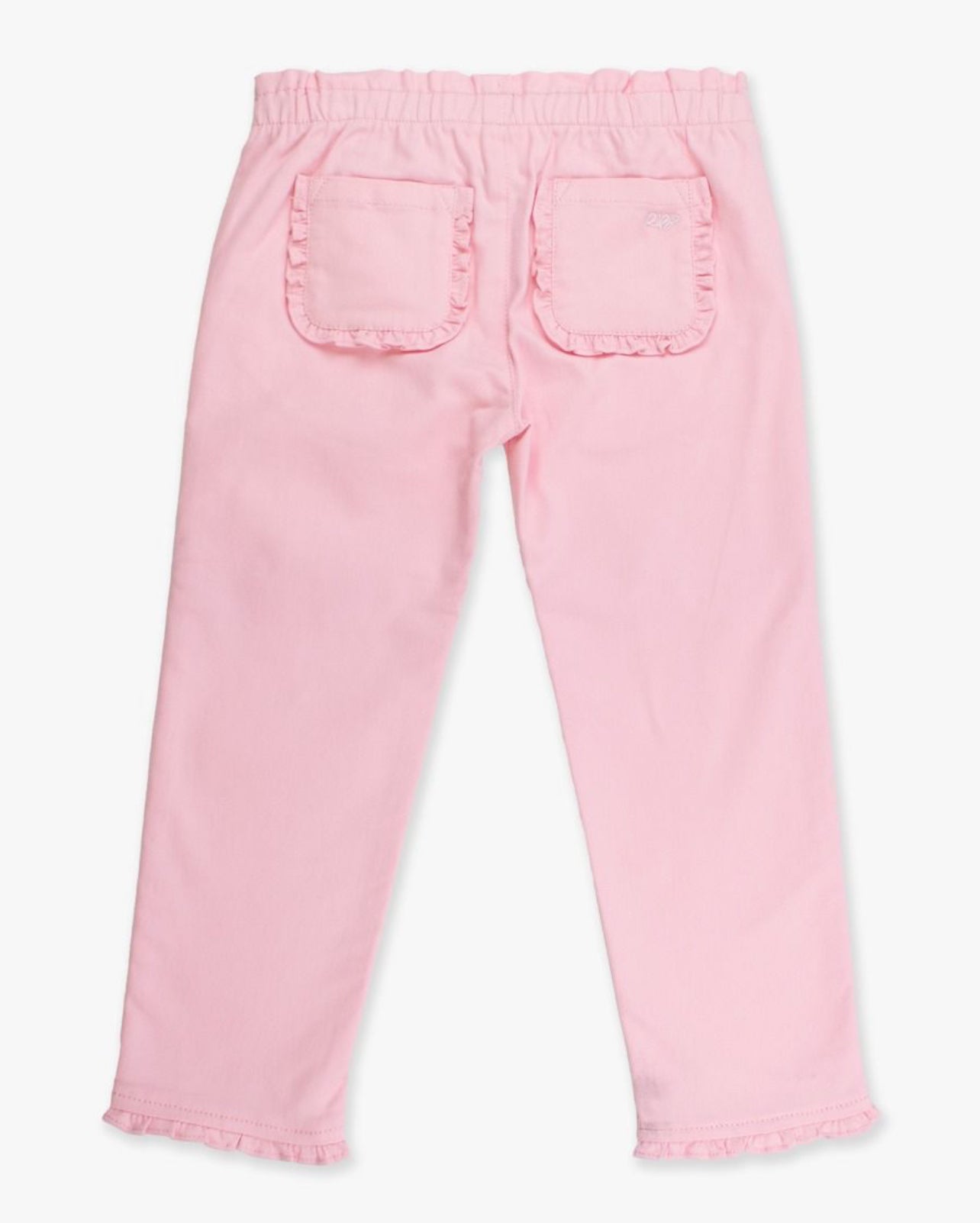 Ruffle Butts Pink Ruffle Straight Jeans