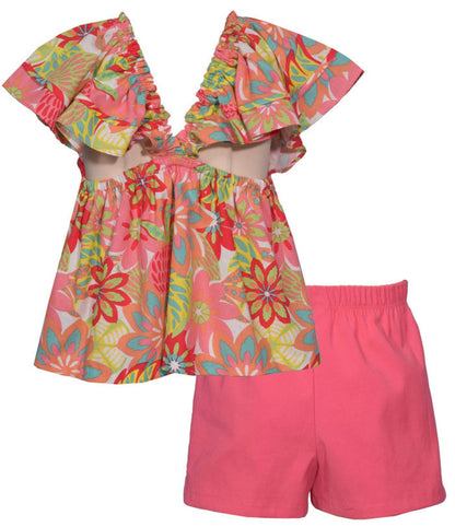 Bonnie Jean Tropical Short Set