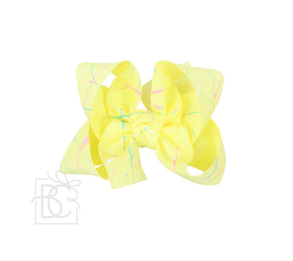 Beyond Creations Splash Alligator Clip Bow