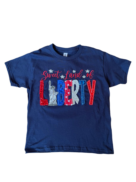 Fourth Of July Sweet Land Of Liberty Tee