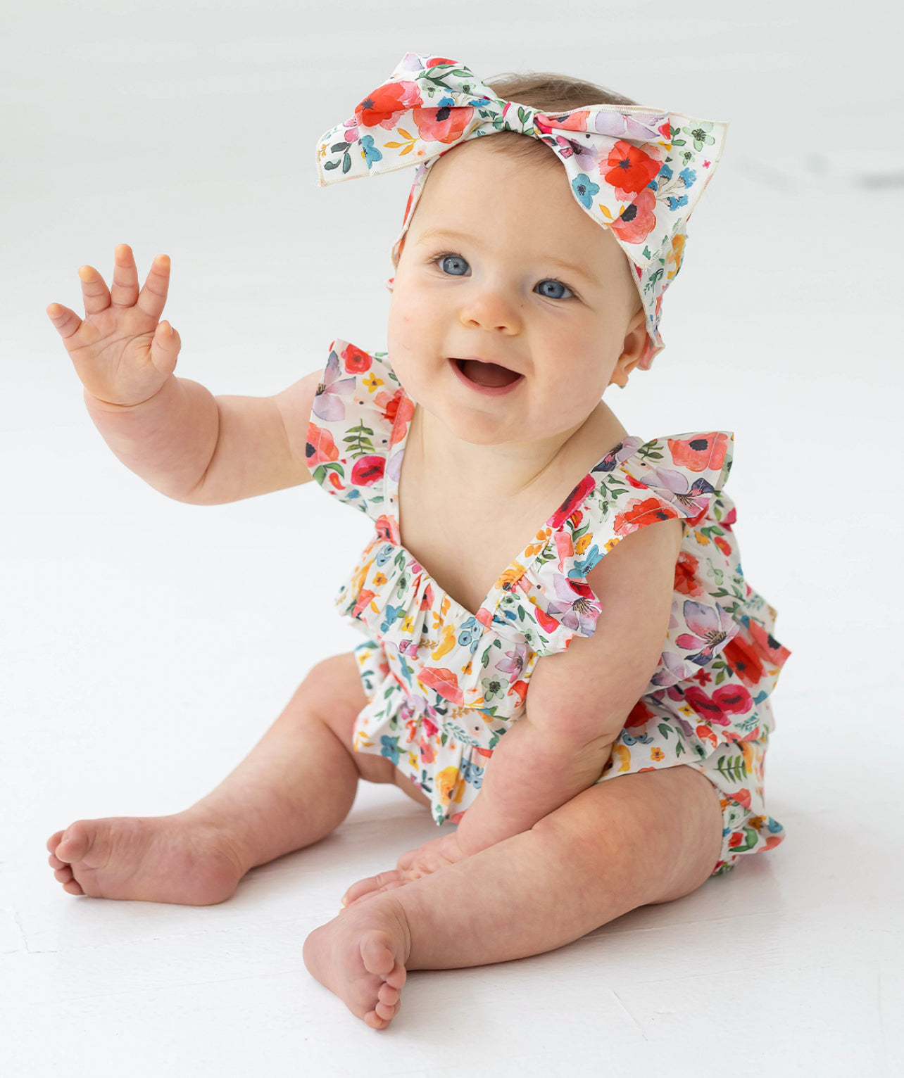 Mabel + Honey Petals Romper