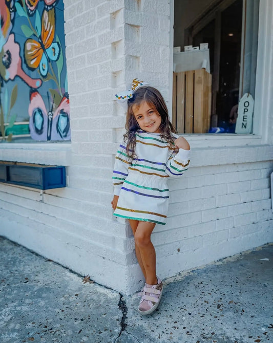 SeersuckerJoey Throw me all the Beads Dress