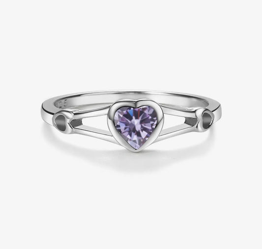 Cherished Moments Heart June Birthstone Ring