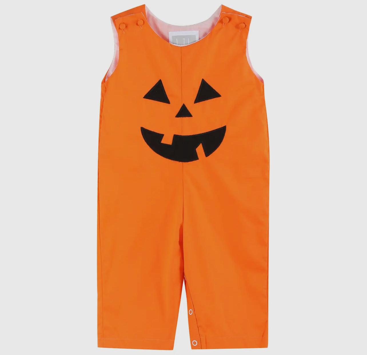 Lil Catus Jack-O-Lantern Pumpkin Halloween Overalls