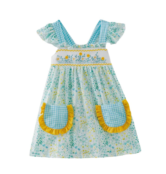 Sunny Daisy Pocket Dress
