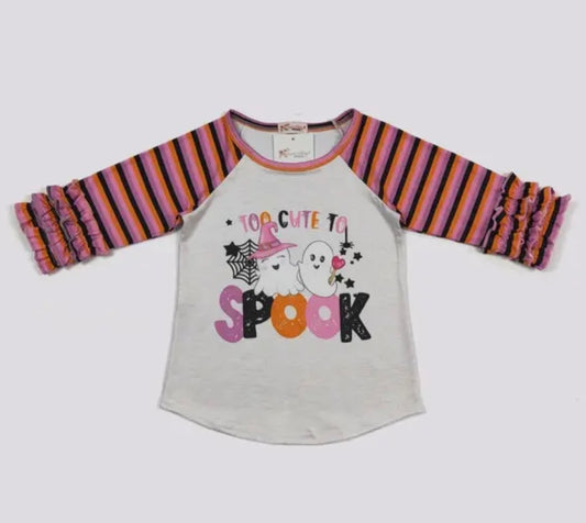 Clover Cottage " Too Cute To Spook" Shirt