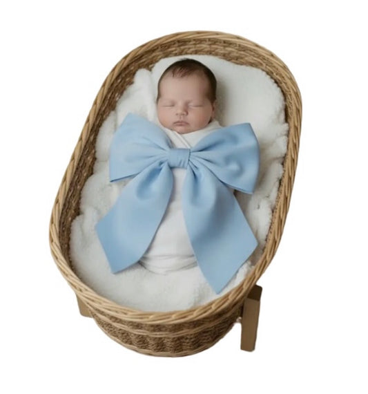 Newborn Swaddle Sash-With Big Bowknot